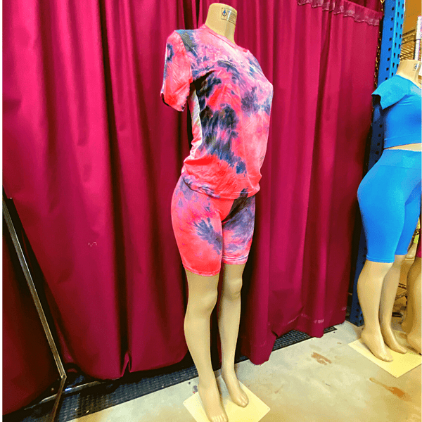 Tie-dye Bermuda Set 6 Pack (S/M-L/XL. 3-3) Assorted Colors